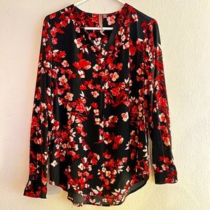 Brina & Em Floral Blouse